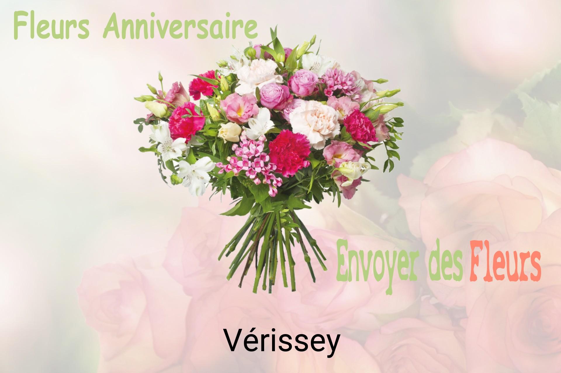 Bouquet de fleurs d’anniversaire livré à Vérissey