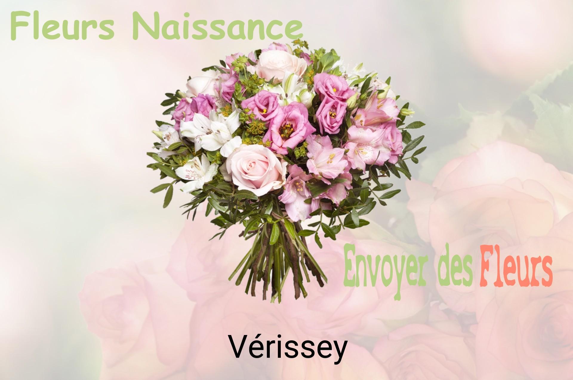 Bouquet de fleurs de naissance livré à Vérissey